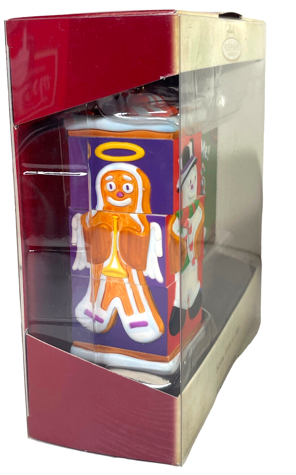 2004 Santa Look at Me! HALLMARK KEEPSAKE ORNAMENT Set of 2-Ornaments.