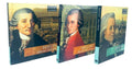 CLASSIC COMPOSERS HAYDN, MOZART, & MOZART CDs W/23 PAGE BIOGRAPHY BOOKLET LOT-3