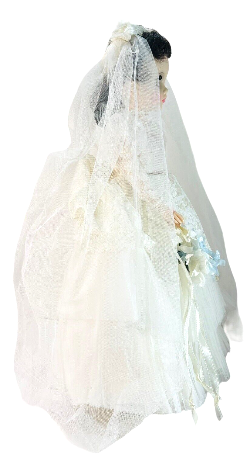 Madame Alexander DOLL 17" ELISE BRIDE #1685 ~ Brown Hair/Blue Eyes.