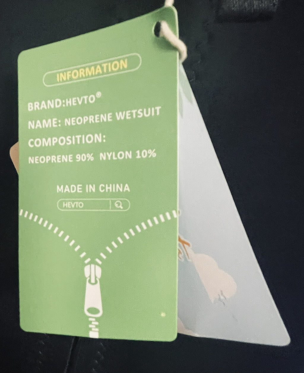 WETSUIT SIZE 15 HEVTO® NEOPRENE - COMPOSITION: NEOPRENE 90% NYLON 10% - HEVTO®