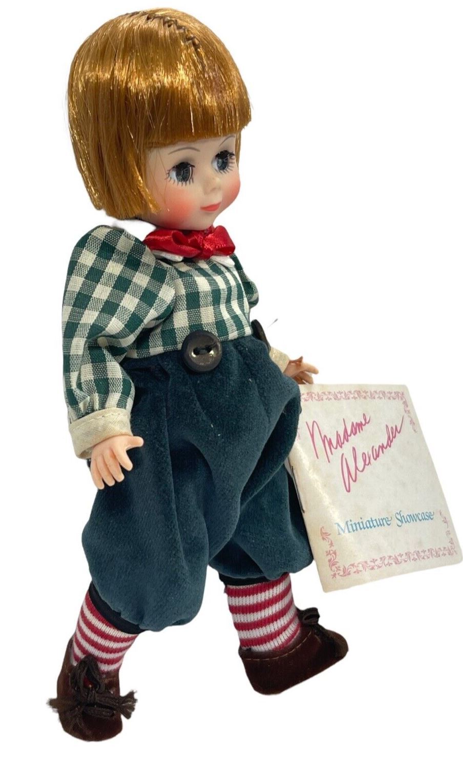 1998 Madame Alexander 8'' Doll Tommy Tittlemouse 444 Miniature Showcase