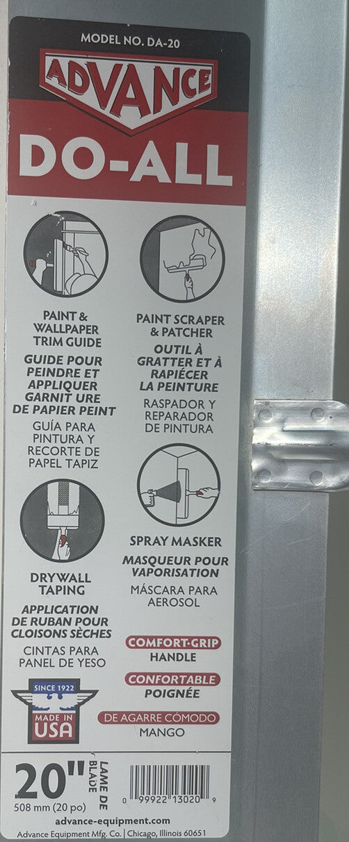 Do-All Scraper 20" STEEL  - RED HANDLE COFORT GRIP - Equipment DA-20 - Advance
