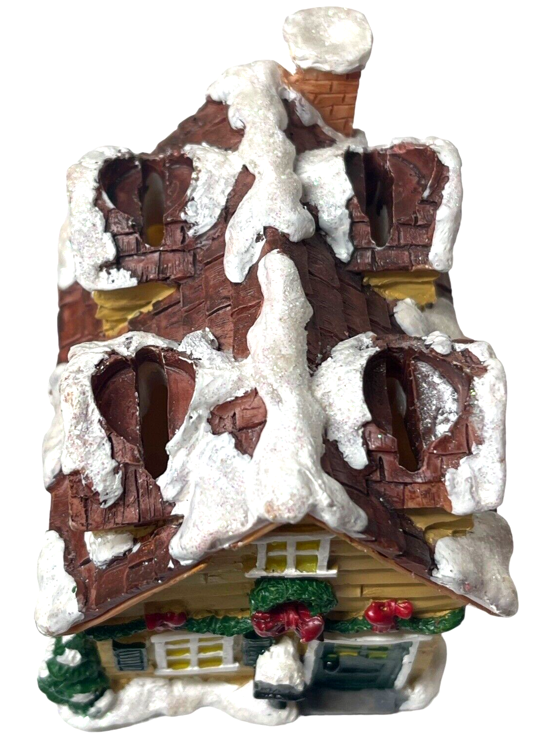 MINT Christmas House Holder w/Reindeer Spreaders Knives