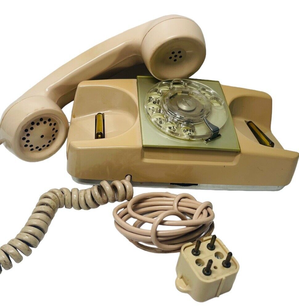 Electric Rotary Telephone Automatic Electric 110V Mid Century, VINTAGE - WORK