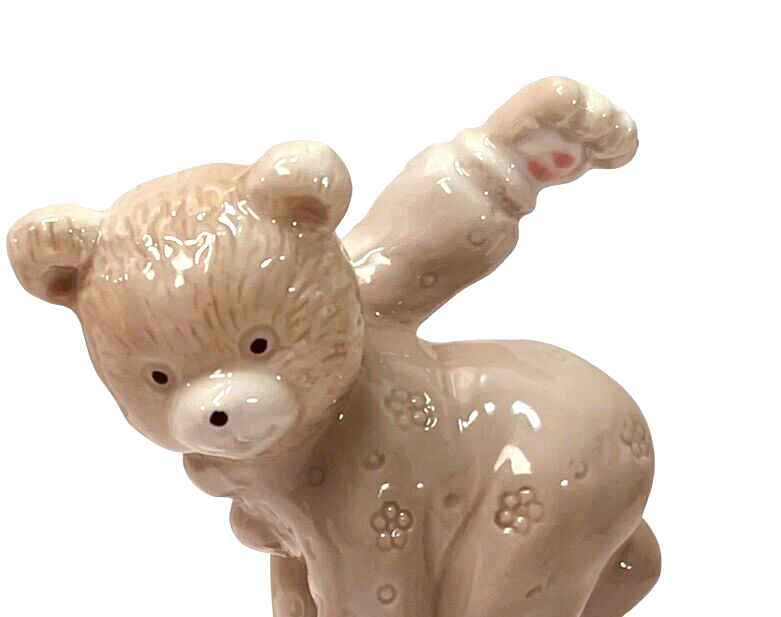 Porcelain Circus Bear on Unicycle Figurine Vintage #20251-Sorrento Collection