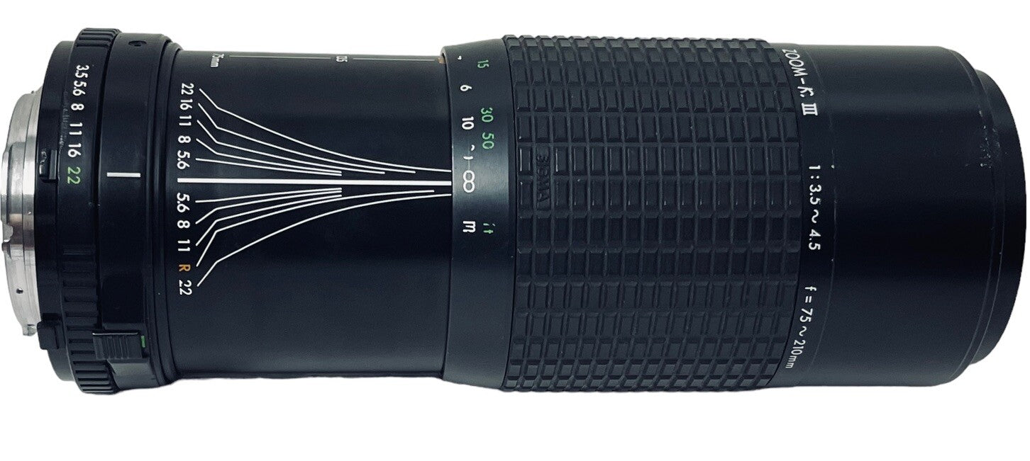 Multi-Coated Lens 52mm ZOOM-K III 1:3.5-4.5 f=75-210mm for Minolta SLR SIGMA