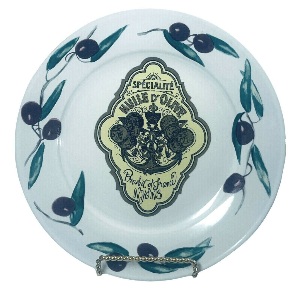ROSANNA DECORATIVE DESSERT PLATES~SPECIALITE HUILE D’OLIVE SET-4 COLLECTION