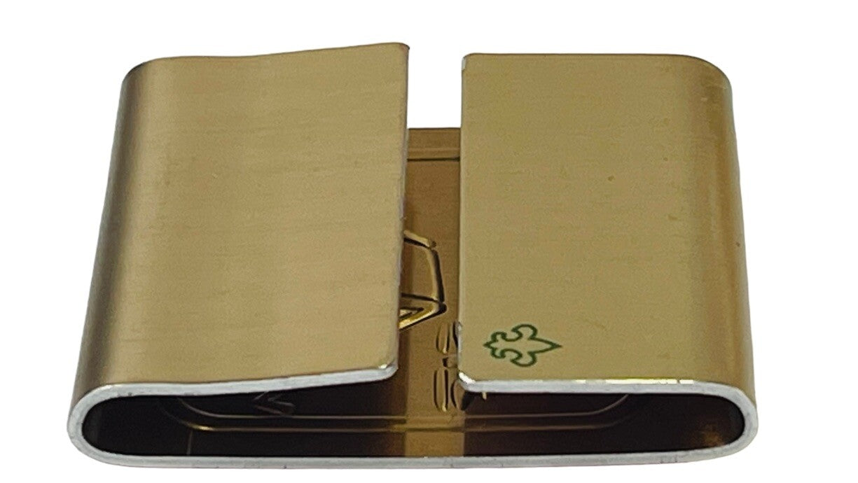 BOY SCOUTS OF AMERICA CAMPING METAL BELT SLIDE MERIT CLIP