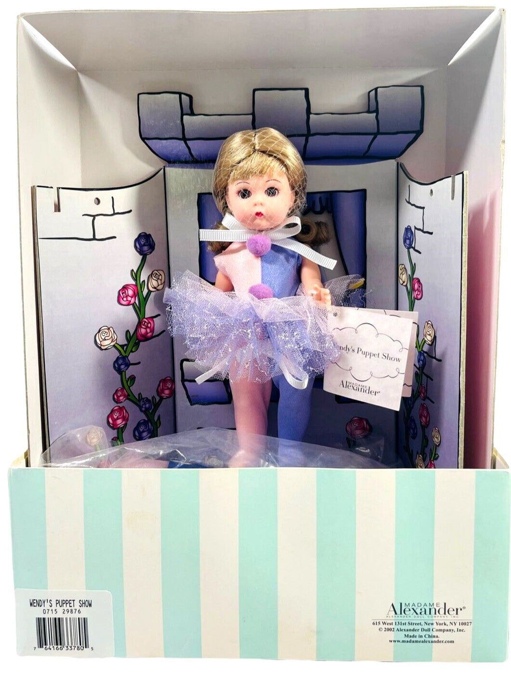 2002 Madame Alexander® Doll WENDY'S PUPPETSHOW 33780 NEVER TAKEN OUT BOX