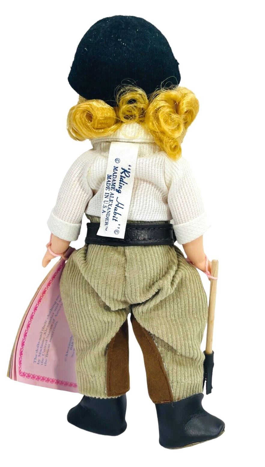 1980 Madame Alexander 8" Riding Habit #309 Miniature Showcase VINTAGE