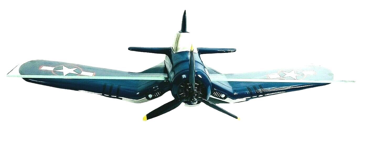 Tempered Glass Wall Shelf, Military Model Fighter Jet Design L23'' X W23" MINT