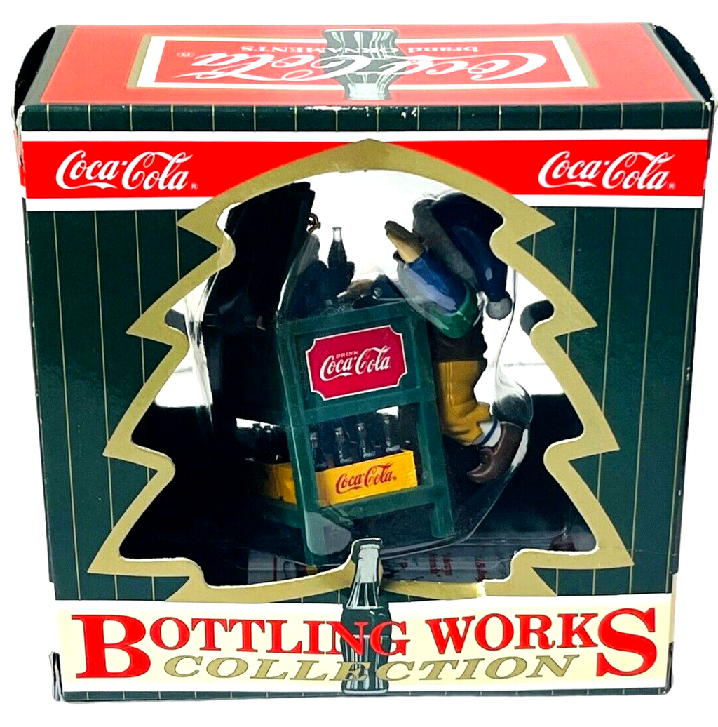 COLA-Coca Cola BOTTLING WORKS ELVES WORK TO DELIVER NORTHPOLE Ornament