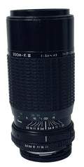 Multi-Coated Lens 52mm ZOOM-K III 1:3.5-4.5 f=75-210mm for Minolta SLR SIGMA