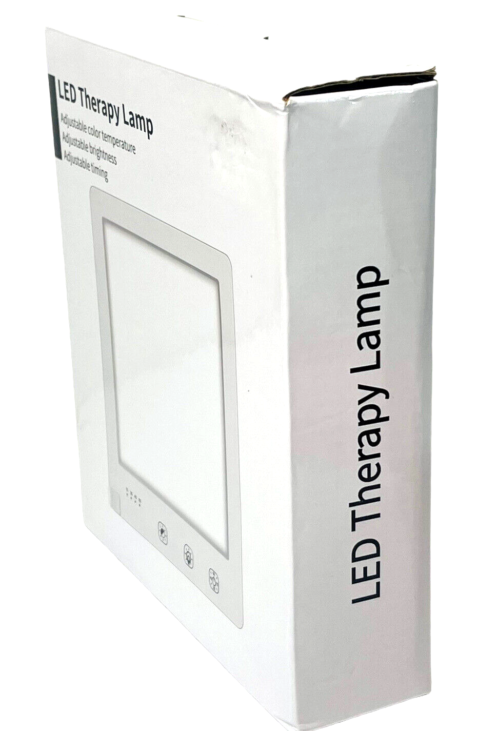 LED THERAPY LAMP W/ADJUSTABLE COLOR TEMP-BRIGHTNESS-TIMINIG - WHITE.