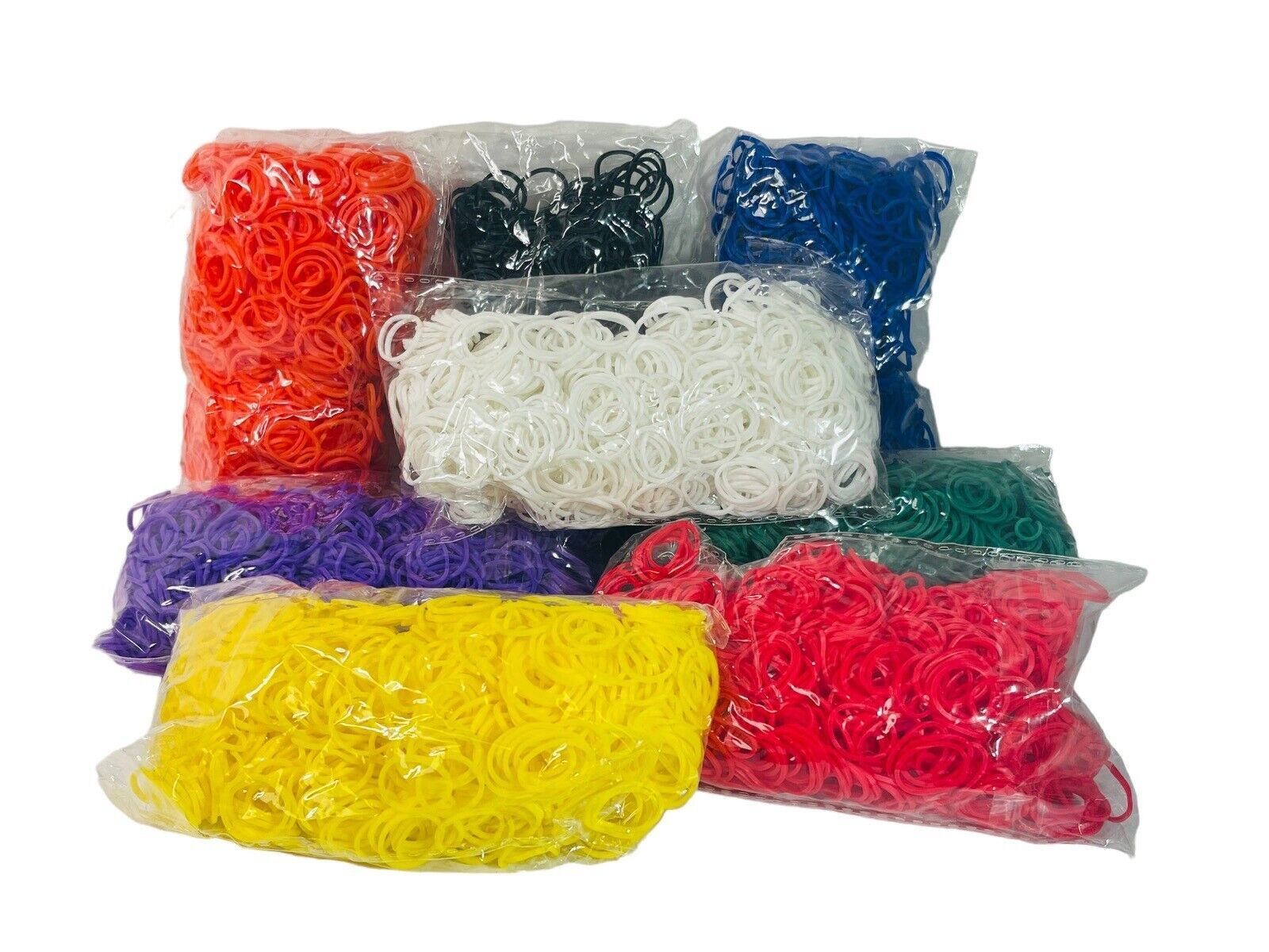 CRAFT Elastic Band 8-PACKS, 600 PCS PER-PACK, Weaving Lacing Bracelet.