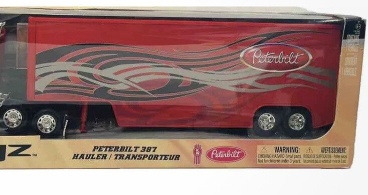 2009 Jada  Road Rigz Peterbilt 387 Hauler Transporter Semi Trailer 1/32 DieCast