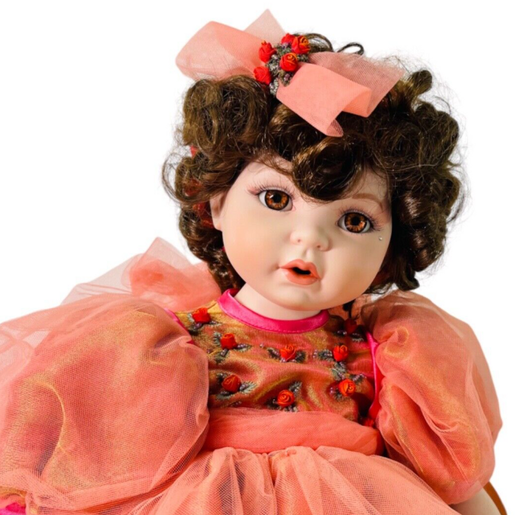 25'' MARIE OSMOND DOLL 2001 TINY TOT LIFELIKE REMEMBER ME ROSE BUD #00509