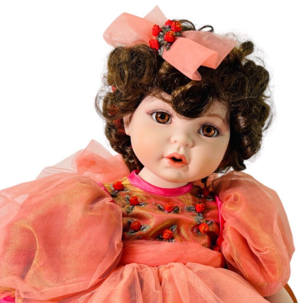 25'' MARIE OSMOND DOLL 2001 TINY TOT LIFELIKE REMEMBER ME ROSE BUD #00509