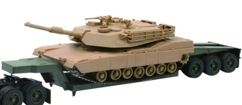 New Ray 1:32 Die Cast G-Gauge Military Freightliner Abrams Tank LongHauler