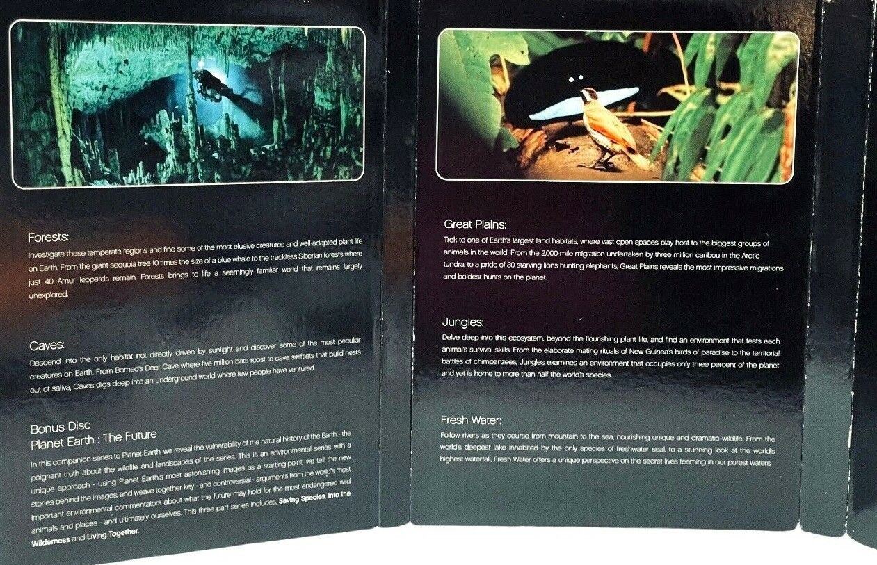 Planet Earth DVDs 5-Disc Set Discovery Channel 2009 Collector's Edition
