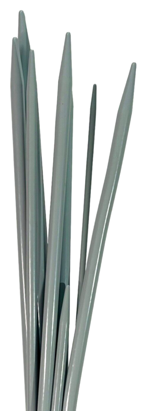 Lot of 10 Metal Knitting Needles, Susan Bate, Please See Description for Sizes.