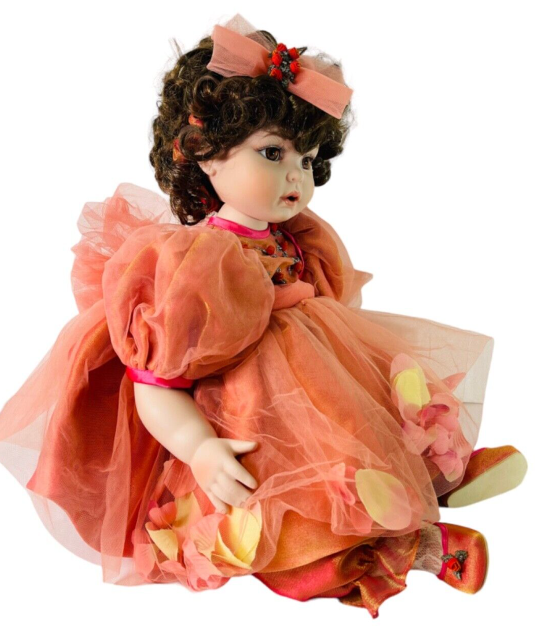 25'' MARIE OSMOND DOLL 2001 TINY TOT LIFELIKE REMEMBER ME ROSE BUD #00509