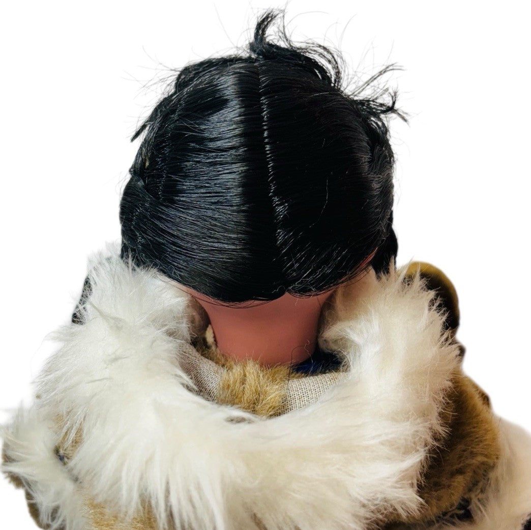 Alaskan Friends Doll Genuine Native Style Doll Girl Eskimo 10" Hand Crafted
