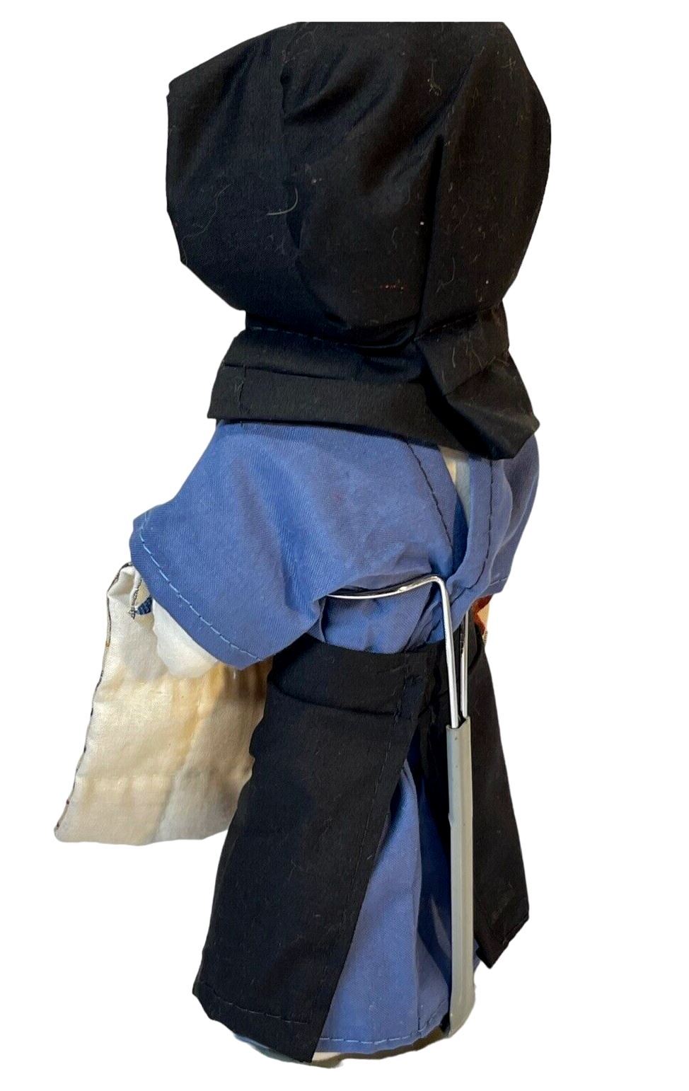 Amish Dolls Handmade Primitive Soft Cloth, No Face Plain Husband & Wife Set.