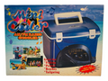 Rare LC Mini Cooler-AM FM Radio AA Battery/DC 6V Beach NIB Dentyne Ice Orange