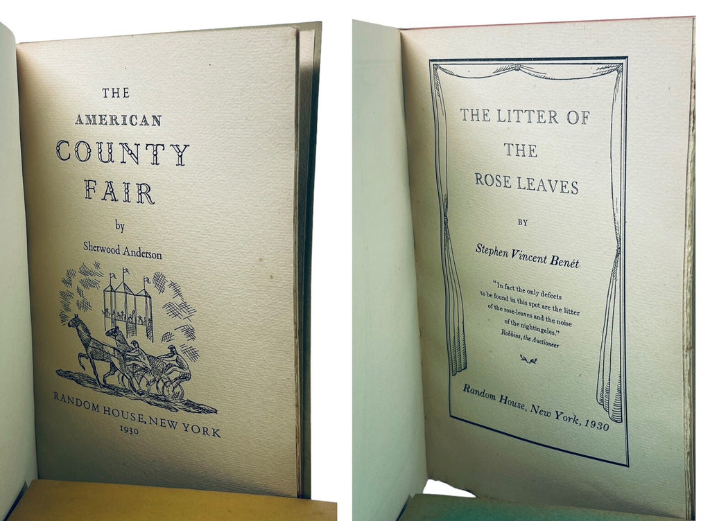 RARE 1930 PROSE QUARTOS New York Book Set ~ Volume 1-6 Published by Random House