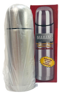 THERMOS 12oz VACUUM BOTTLE~ Lunch Size Stainless Steel, for HOT & COLD-MAXAM®