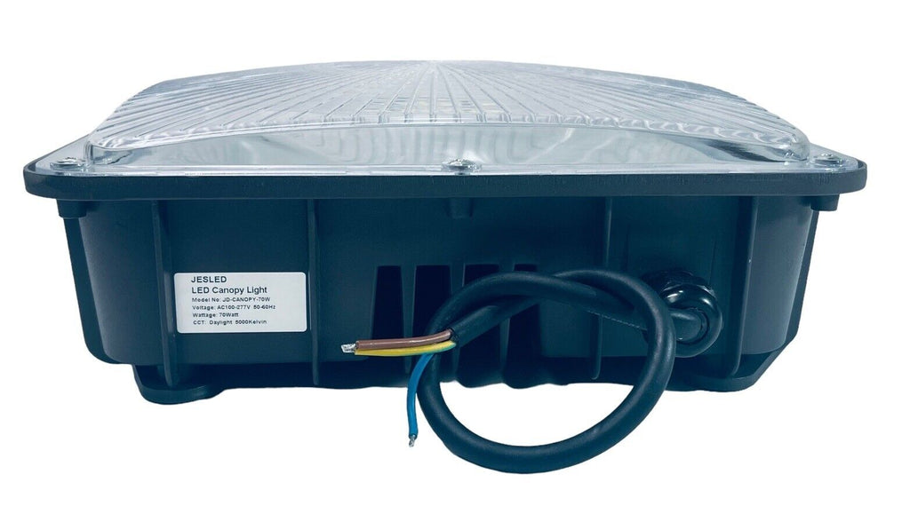 LED CANOPY LIGHT 70W COMMERCIAL GRADE ~ CCT: DAYLIGHT 5000KELVIN - JESLED