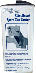 LongRun Side Mount Spare Tire Carrier Zinc Coated 86099 for Wheels 10" to 16.5"