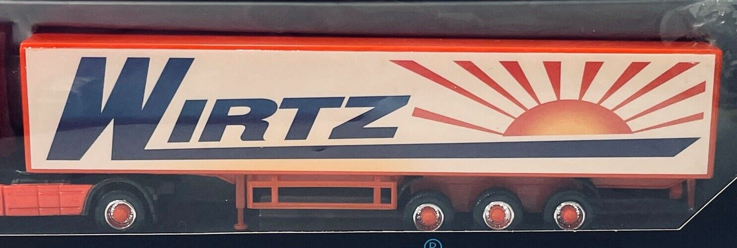 HERPA MAGIC SCANIA TRACTOR TRAILER TRUCK WIRTZ SPEDITION DIE-CAST SCALE 1:87