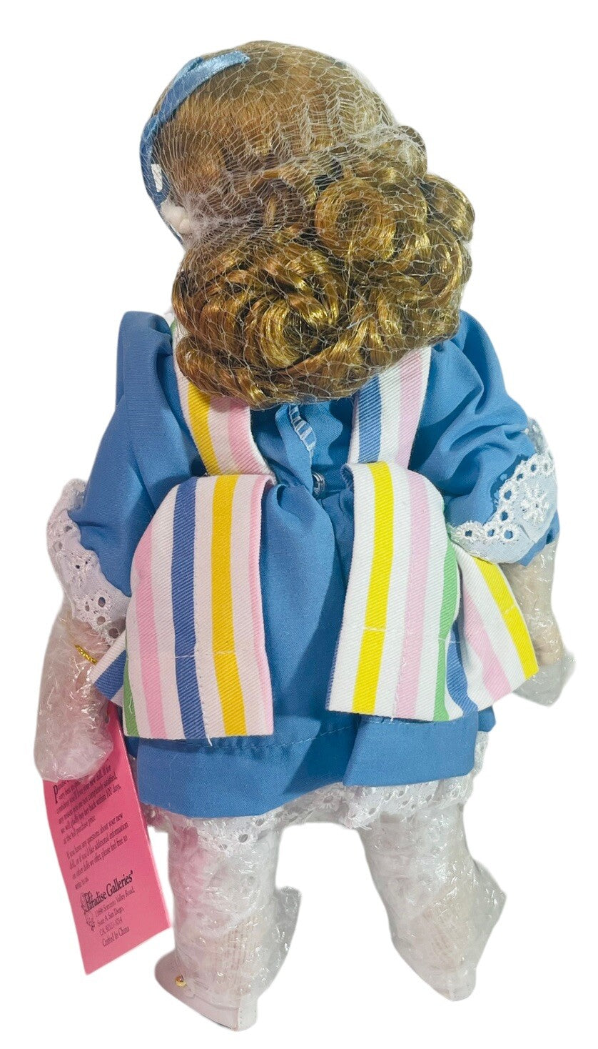 NEW Carousel Kids ALICIA 10" Porcelain Doll & Carousel Horse By: Paradise Galler