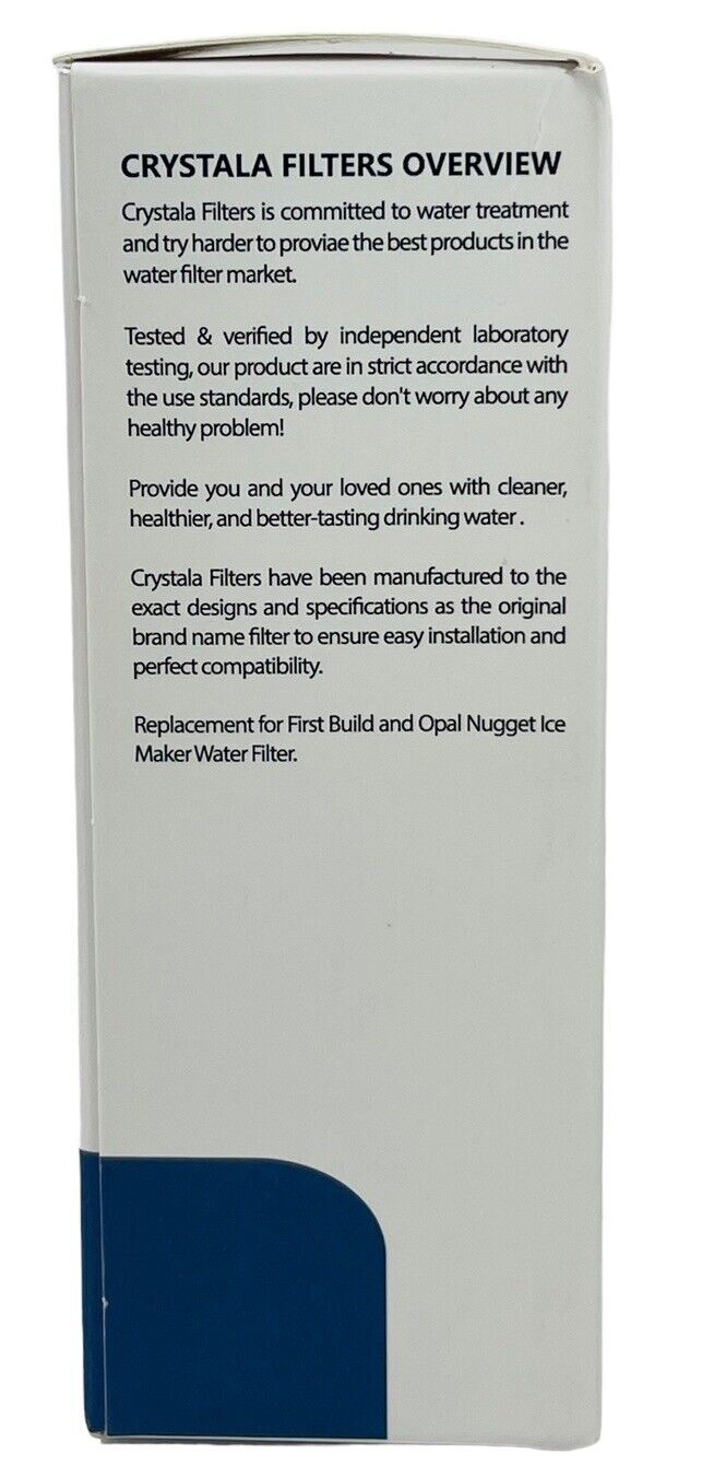 CRYSTALA Premium Ice Maker Water Filters, CRYSTALA Model: CF54 NEW