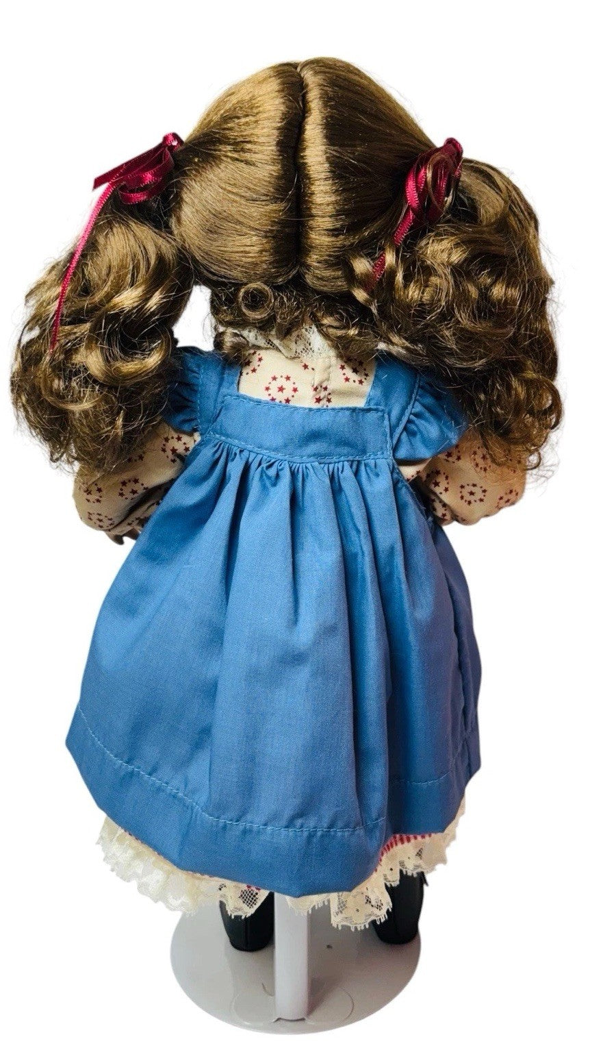 1993 Designer Guild "ANNABELLE" Porcelain 15'' Doll w/Rag Dolls By Linda Steele