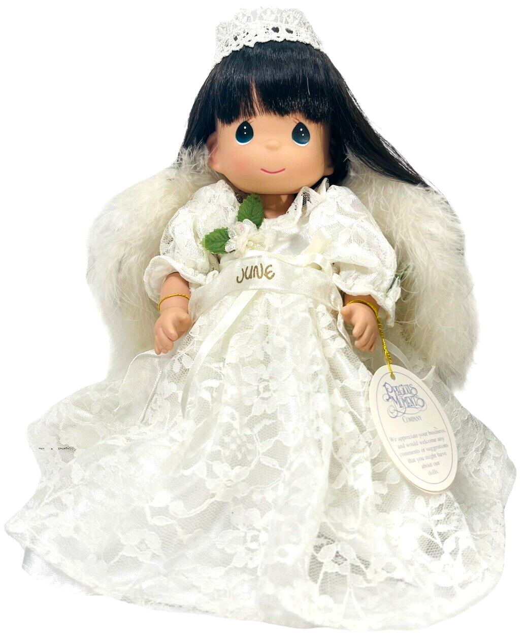 2002 Precious Moments Doll Collection, Angel of the Month June #4144 ~ Preowned