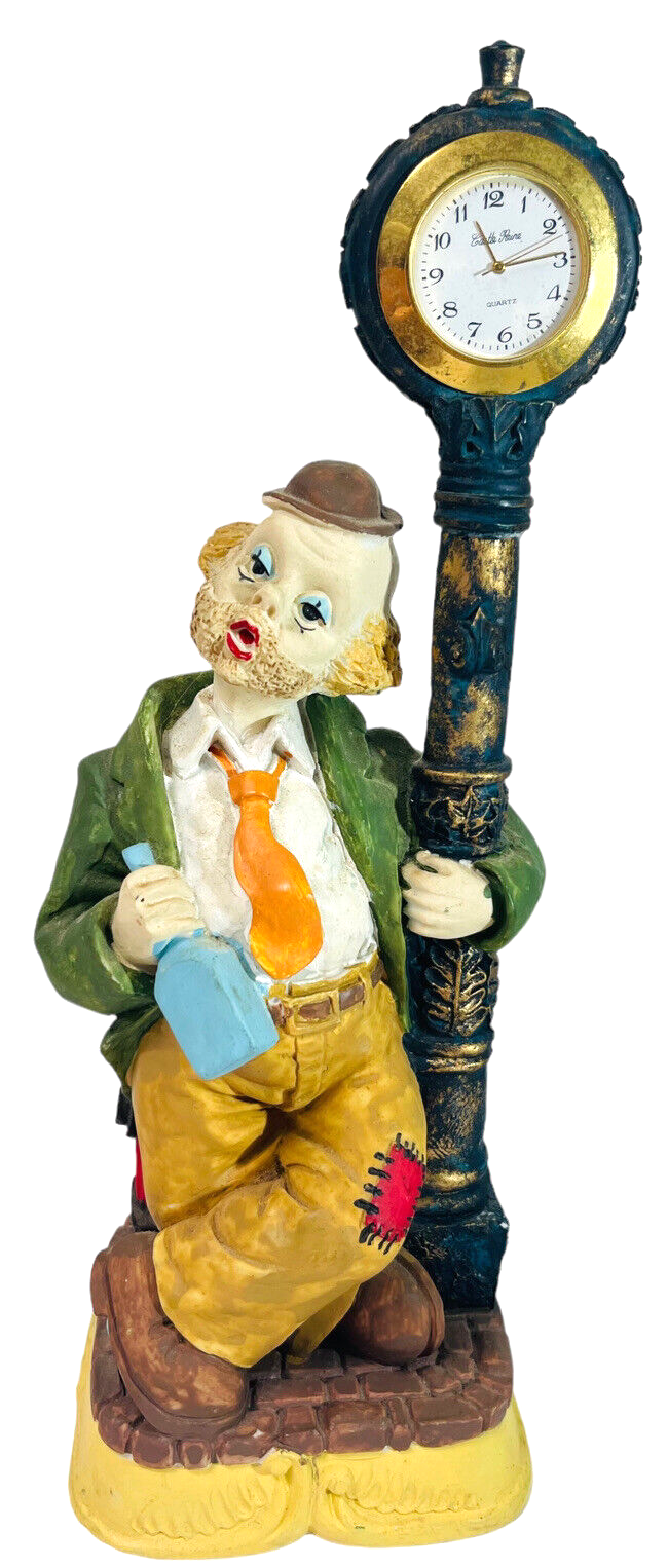 CLOCKPOST WILLE CLOWN HOBO~CASTLE REINE~10.5'' TALL X 3.5 WIDE~WT 2.2Lbs