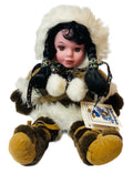 Alaskan Friends Doll Genuine Native Style Doll Girl Eskimo 10" Hand Crafted