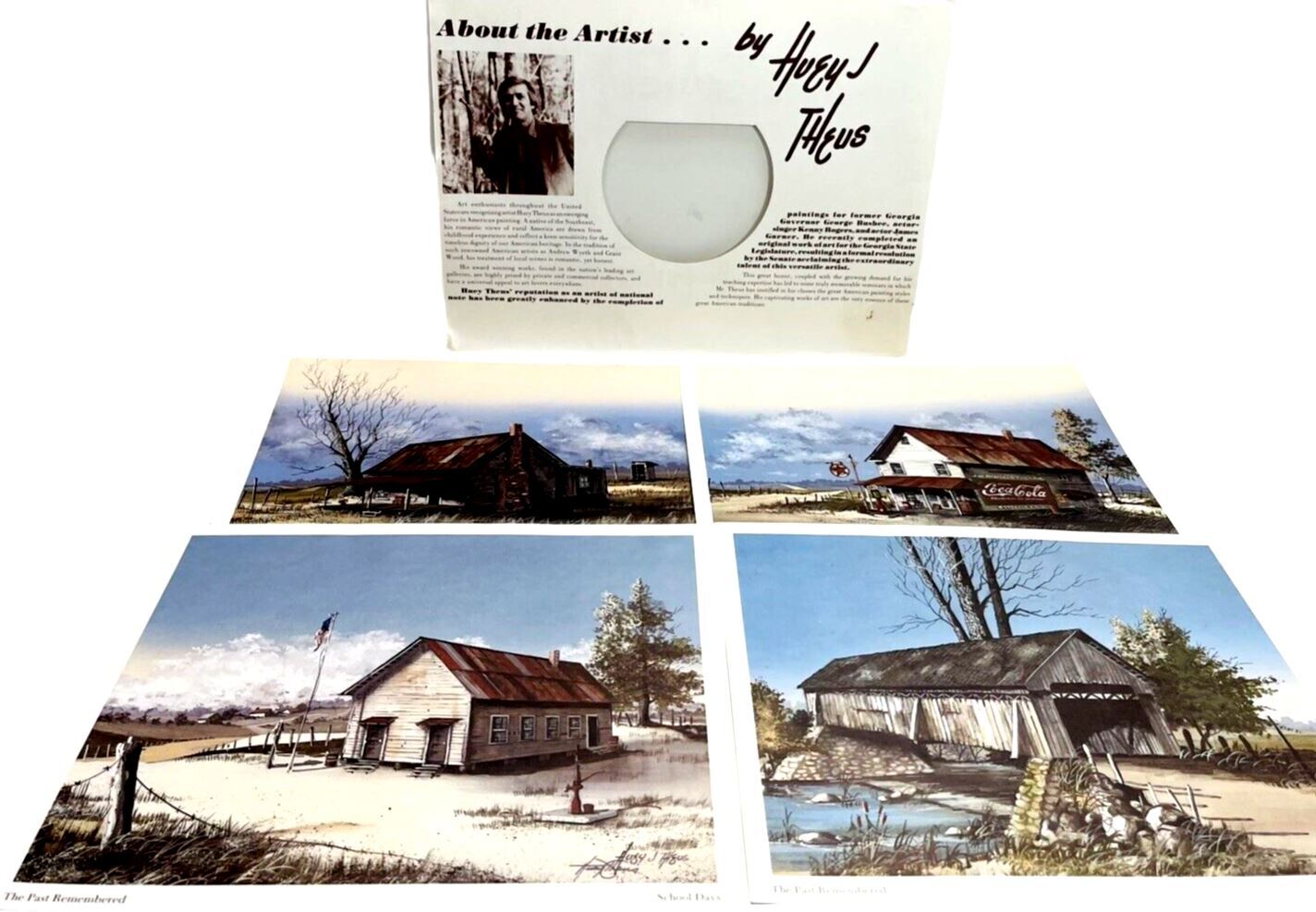 Huey J Theus  PAST REMEMBERED COLLECTIBLE GRAPIC SERIES ~ EXCELLENT CONDITION