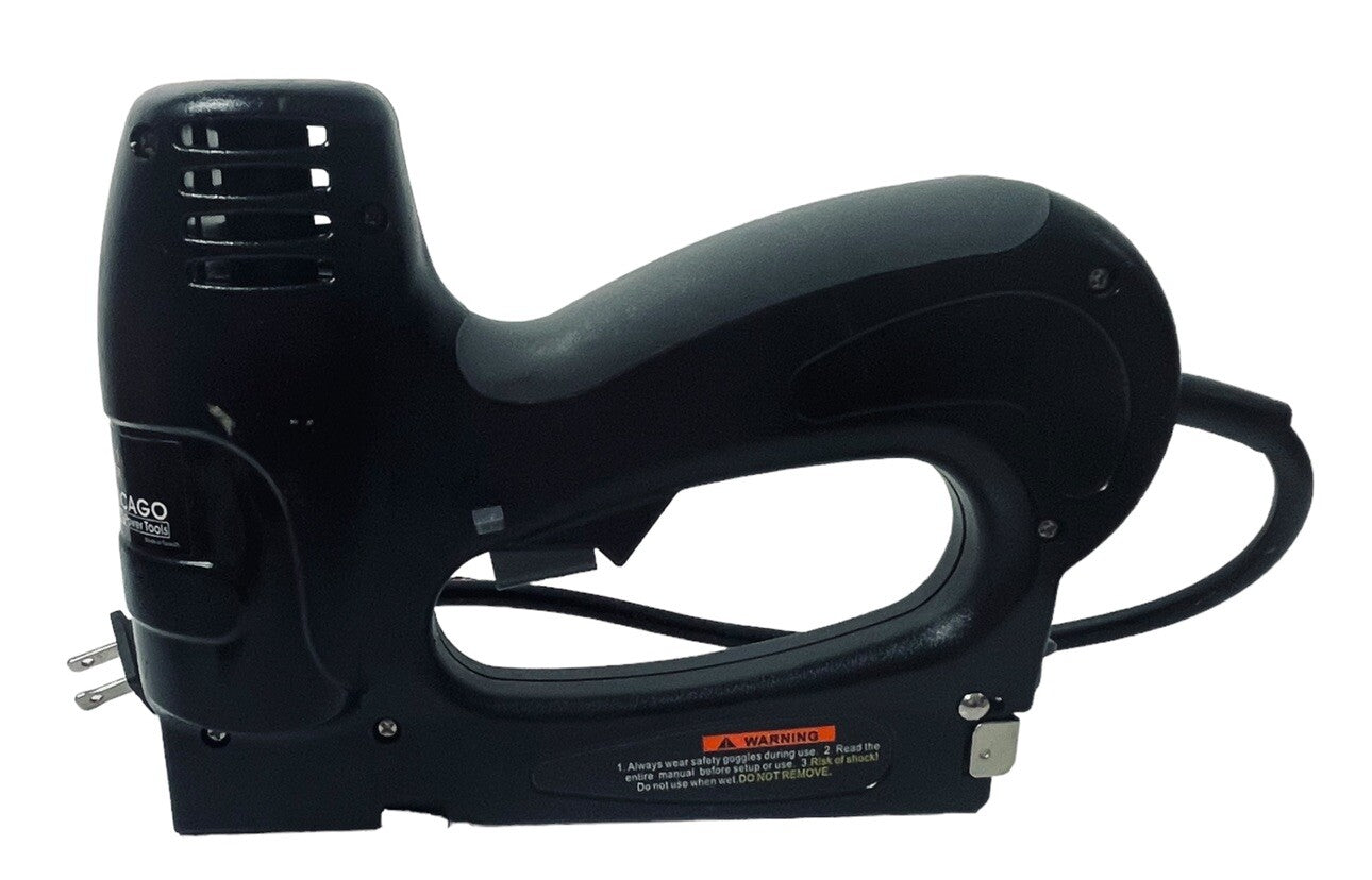 Electric Nailer Stapler/Nail Fastener 3-in-1 Chicago 93749, 120VAC/60Hz