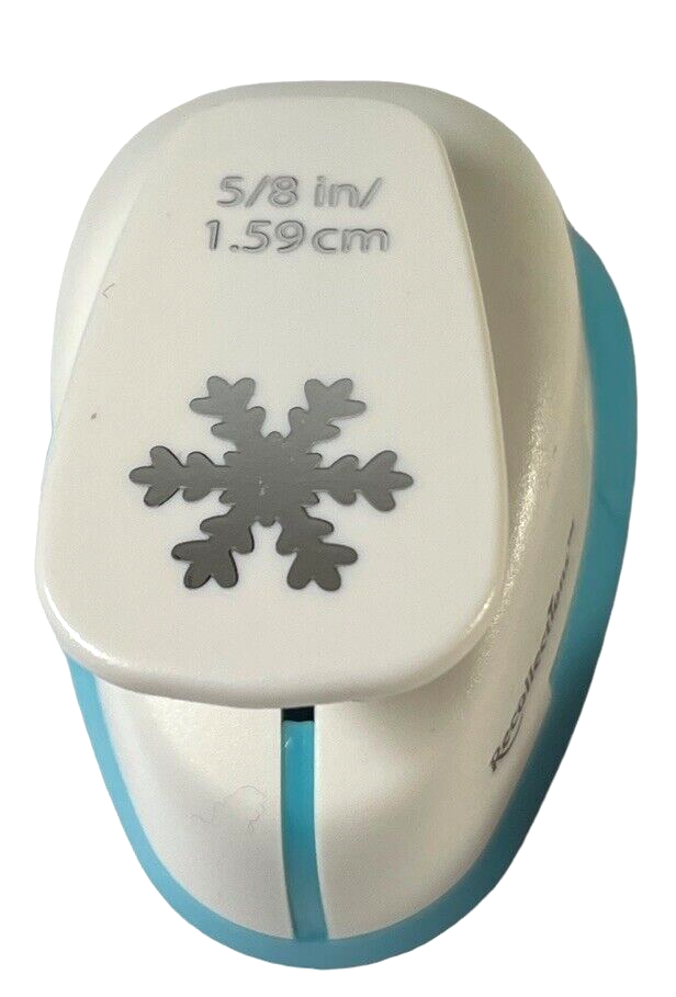 Snowflake Paper Punch Craft Winter Christmas Holiday 5/8" Recollections