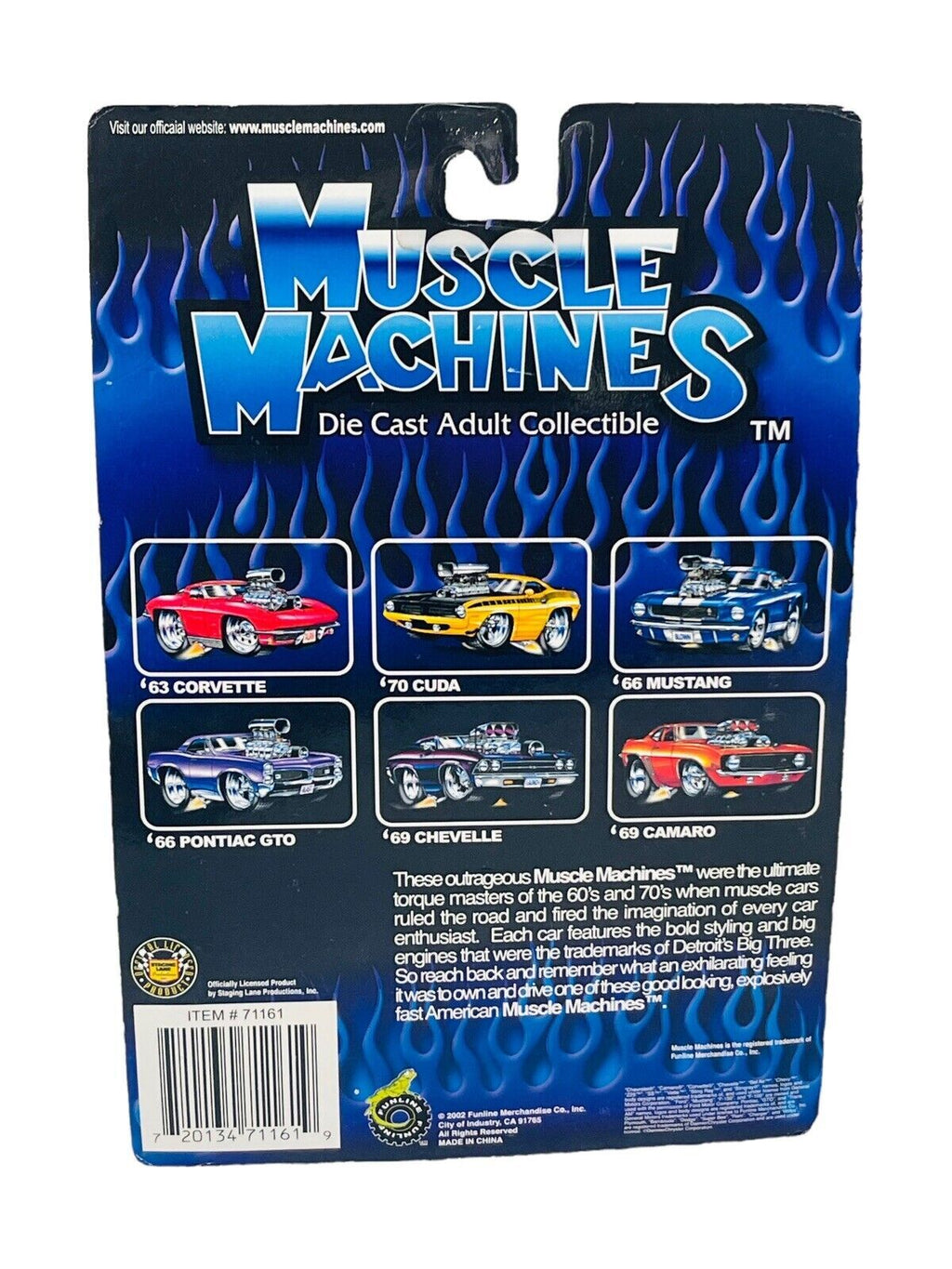 1962 BUBBLE TOP 02-81 Die Cast Adult Collectible 1:64 Scale Muscle Machines-NEW