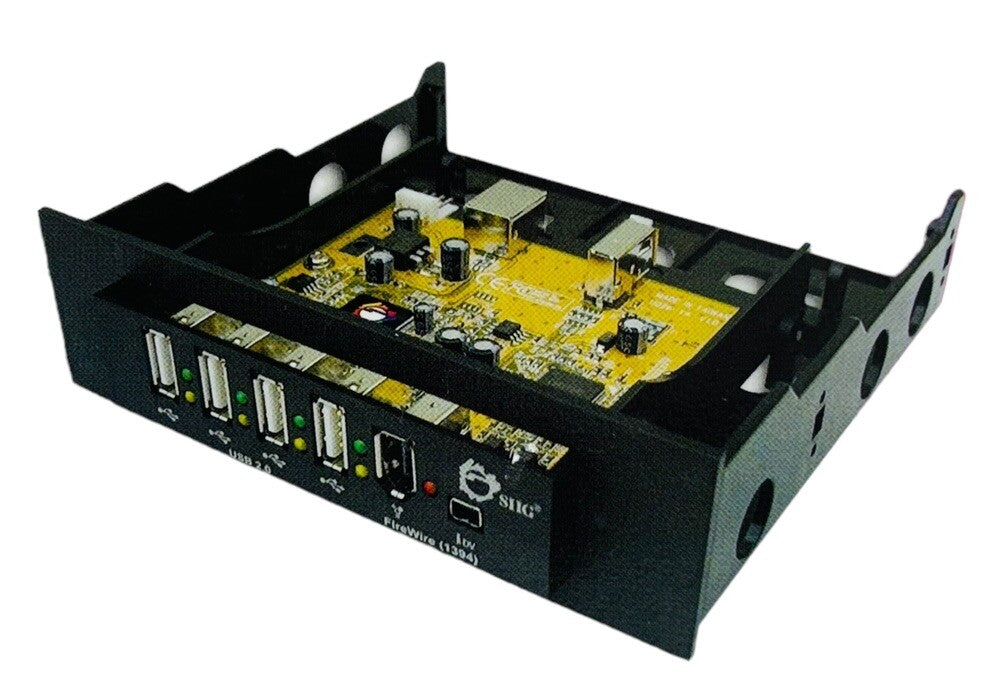 SIIG  USB20+1394 6-Port Bay (JUH62B22) 4-Ports Internal Hub "NEW"