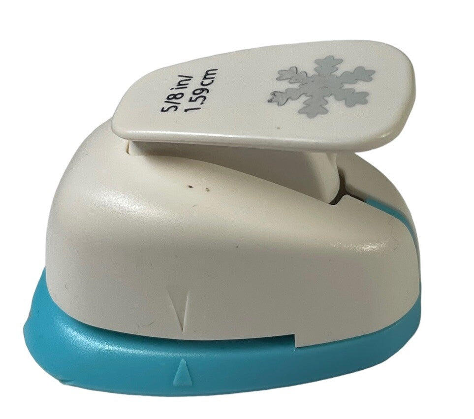 Snowflake Paper Punch Craft Winter Christmas Holiday 5/8" Recollections