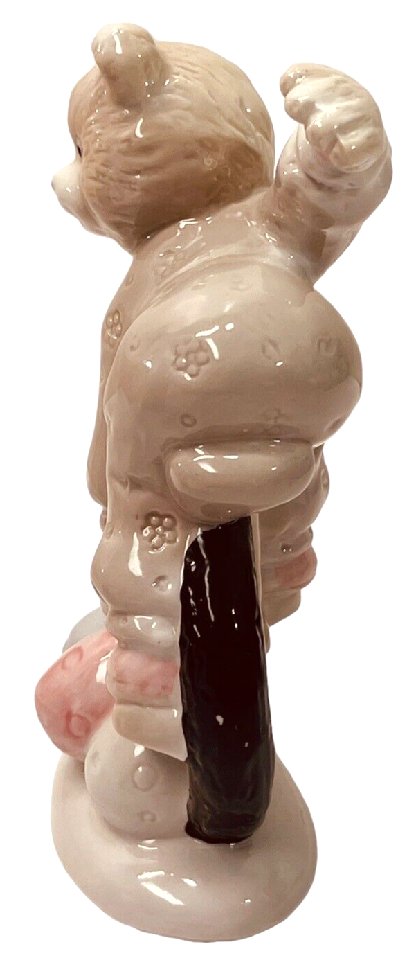 Porcelain Circus Bear on Unicycle Figurine Vintage #20251-Sorrento Collection