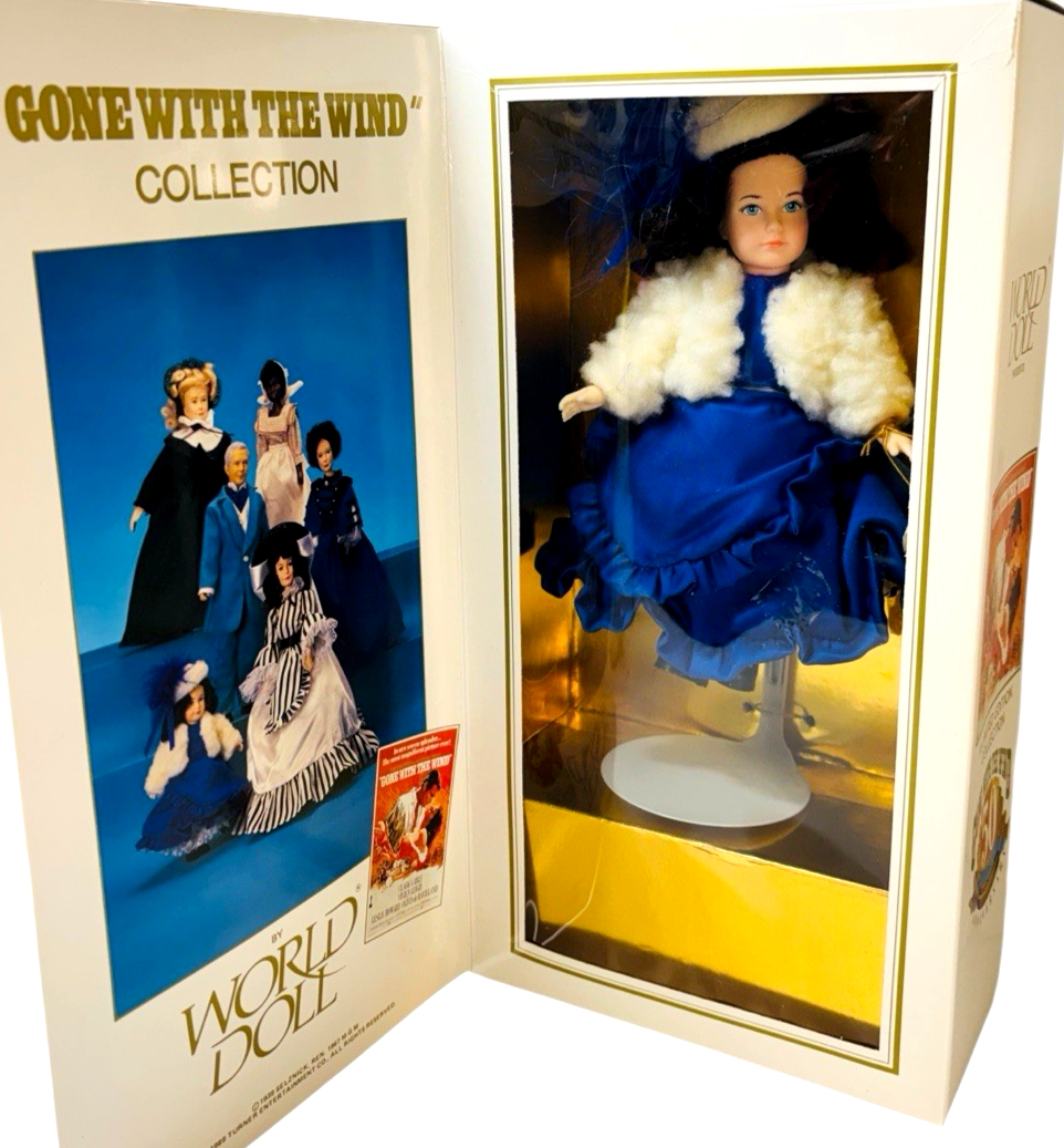 1989 GONE WITH THE WIND 50th Anniversary ed. Portrait Doll BONNIE BLUE 8” New0