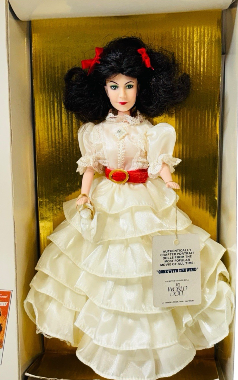 1989 GONE WITH THE WIND 50th Anniversary ed. Portrait Doll Scarlett O’Hara 11”1