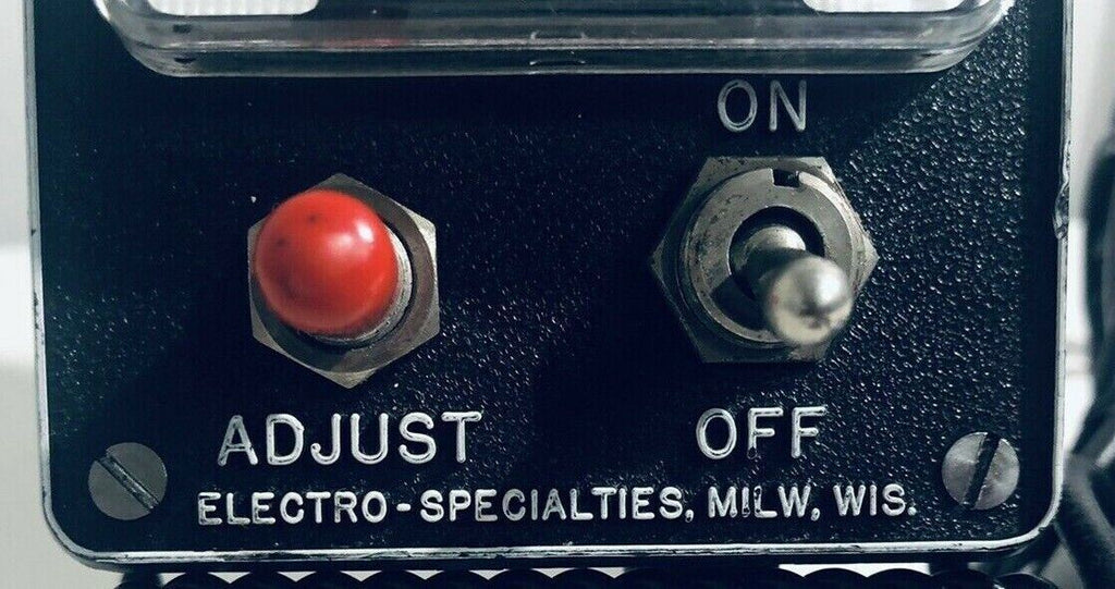 Electro OHMS Specialties Meter PC2 MILW/WIS w/On & Off Switch ~ VINTAGE~WORKS4